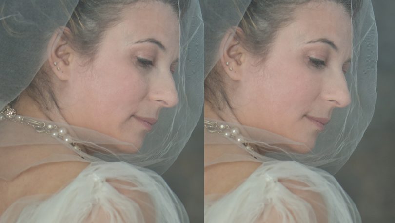 How to retouch skin under layer of fabric, and leave the fabric untouched? Here is how: video tutorial.